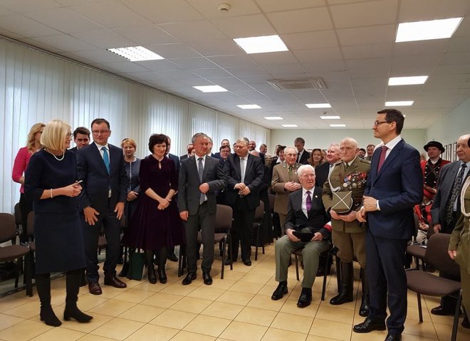 Premier Morawiecki spotkał się z ostrołęckimi kombatantami [19.01.2018] - zdjęcie #13 - eOstroleka.pl