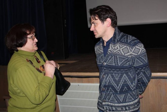 Projekcja filmu „Wyklęty” i spotkanie z aktorem oraz producentem Marcinem Kwaśnym [27.02.2018] - zdjęcie #12 - eOstroleka.pl