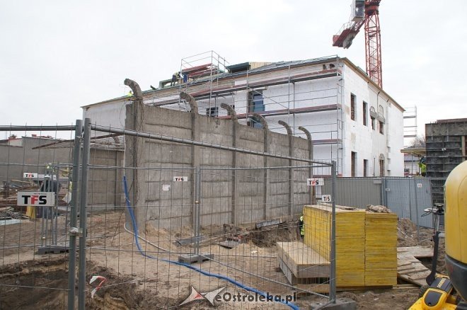 Raport z placu budowy Muzeum Żołnierzy Wyklętych [06.03.2018] - zdjęcie #4 - eOstroleka.pl