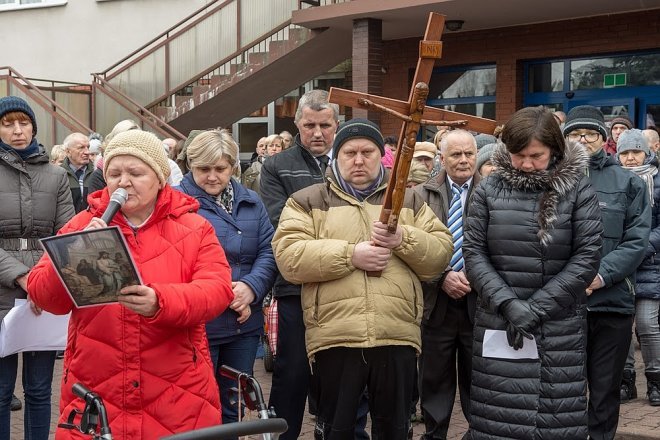 Droga Krzyżowa w ostrołęckim DPS-ie [27.03.2018] - zdjęcie #3 - eOstroleka.pl