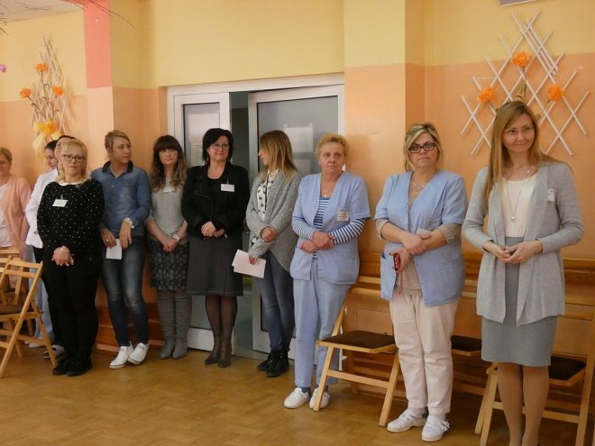 Spotkanie wielkanocne w Domu Pomocy Społecznej w Ostrołęce [02.04.2018] - zdjęcie #7 - eOstroleka.pl