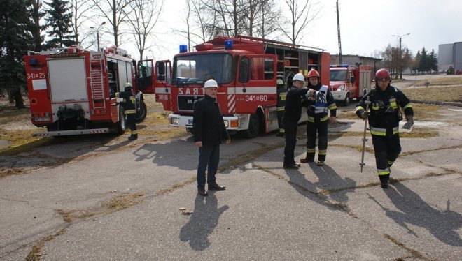 Ostrołęka: Rozszczelniony rurociąg z amoniakiem w zakładach mięsnych [04.04.2018] - zdjęcie #2 - eOstroleka.pl