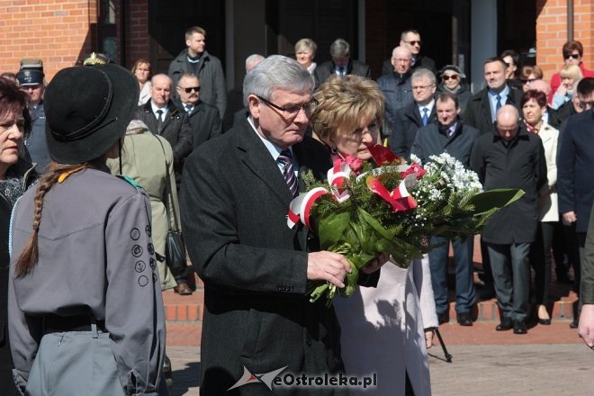 Ostrołęka: Obchody rocznicowe Zbrodni Katyńskiej i Katastrofy Smoleńskiej [07.04.2018] - zdjęcie #41 - eOstroleka.pl