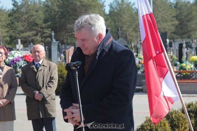 Ostrołęka: Obchody rocznicowe Zbrodni Katyńskiej i Katastrofy Smoleńskiej [07.04.2018] - zdjęcie #4 - eOstroleka.pl