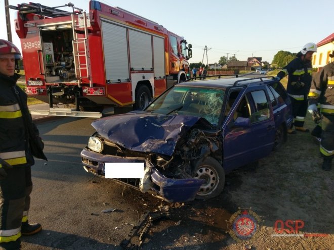 Zalas: Wypadek z udziałem pojazdu Żandarmerii Wojskowej [20.05.2018] - zdjęcie #1 - eOstroleka.pl