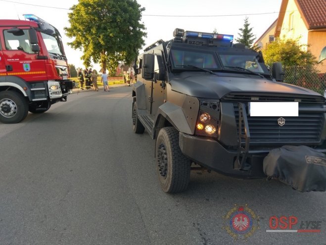 Zalas: Wypadek z udziałem pojazdu Żandarmerii Wojskowej [20.05.2018] - zdjęcie #9 - eOstroleka.pl