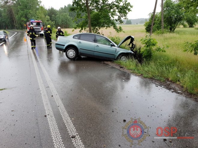 Wypadek w Łysych. Ciężarna kobieta trafiła do szpitala [05.06.2018] - zdjęcie #3 - eOstroleka.pl
