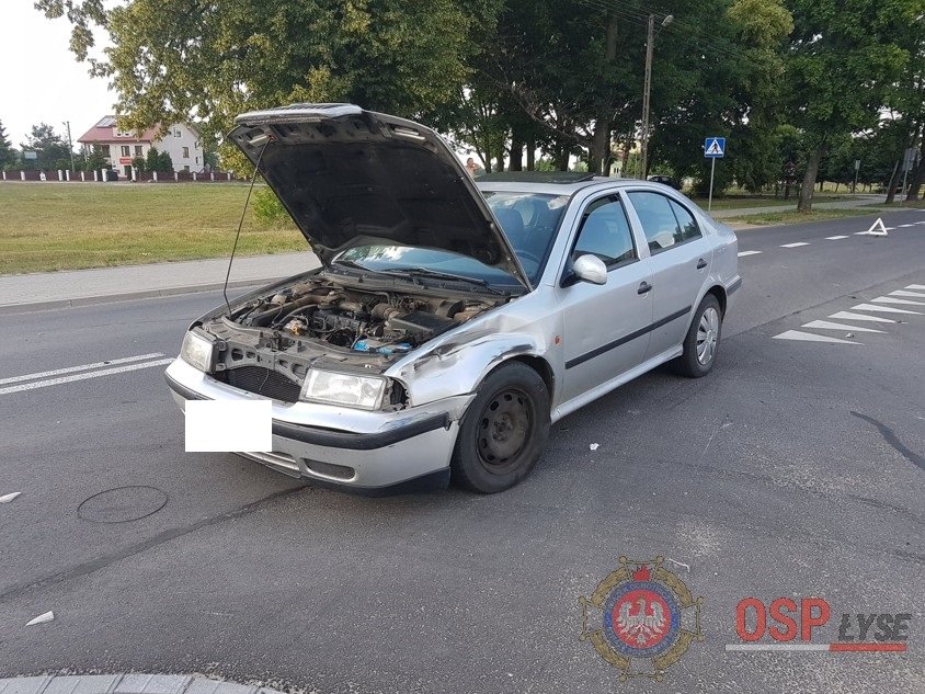 Zalas: Wypadek z udziałem motocyklisty [17.06.2018] - zdjęcie #2 - eOstroleka.pl