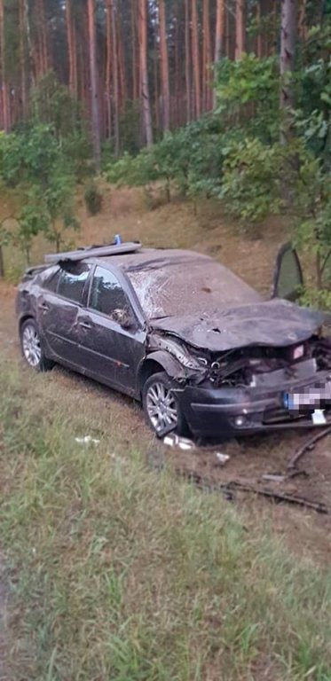 Wypadek pod Kaszewcem na DK-60. Jedna osoba trafiła do szpitala [23.06.2018] - zdjęcie #3 - eOstroleka.pl