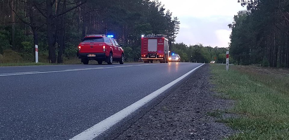 Wypadek pod Kaszewcem na DK-60. Jedna osoba trafiła do szpitala [23.06.2018] - zdjęcie #15 - eOstroleka.pl