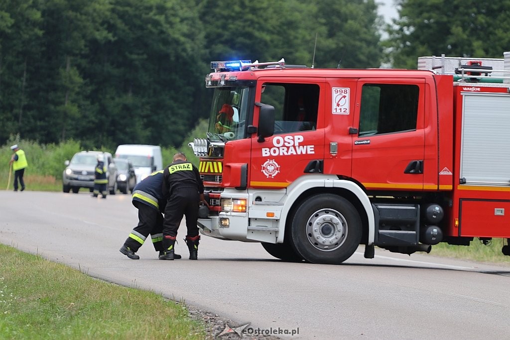 Wypadek w Borawem [11.07.2018] - zdjęcie #9 - eOstroleka.pl