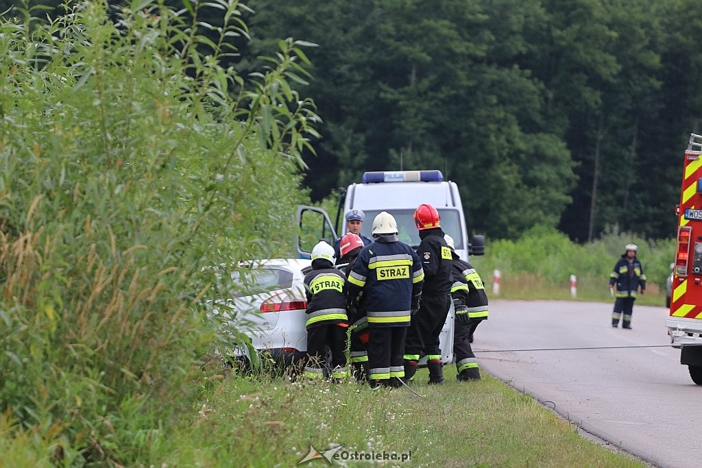 Wypadek w Borawem [11.07.2018] - zdjęcie #12 - eOstroleka.pl