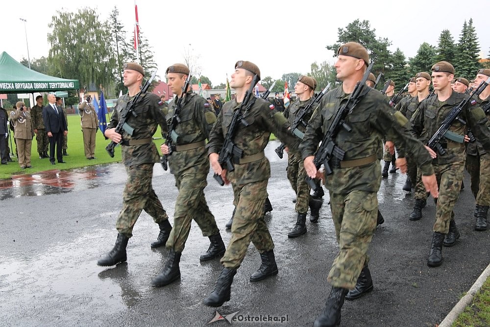 Przysięga żołnierzy z 5. Mazowieckiej Brygad Terytorialnej WOT [15.07.2018] - zdjęcie #21 - eOstroleka.pl