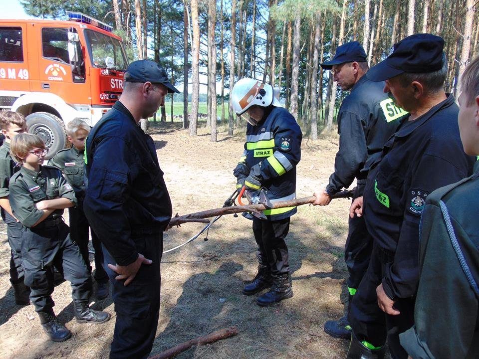 Strażacka kontrola obozu harcerskiego w Surowem [18.07.2018]` - zdjęcie #2 - eOstroleka.pl