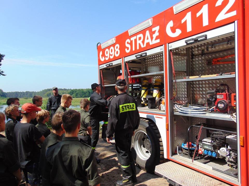 Strażacka kontrola obozu harcerskiego w Surowem [18.07.2018]` - zdjęcie #5 - eOstroleka.pl
