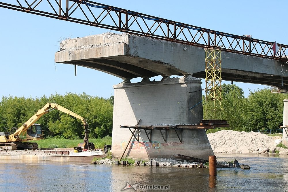 Ostrołęka: Stary most na Narwi przerwany [23.07.2018] - zdjęcie #4 - eOstroleka.pl