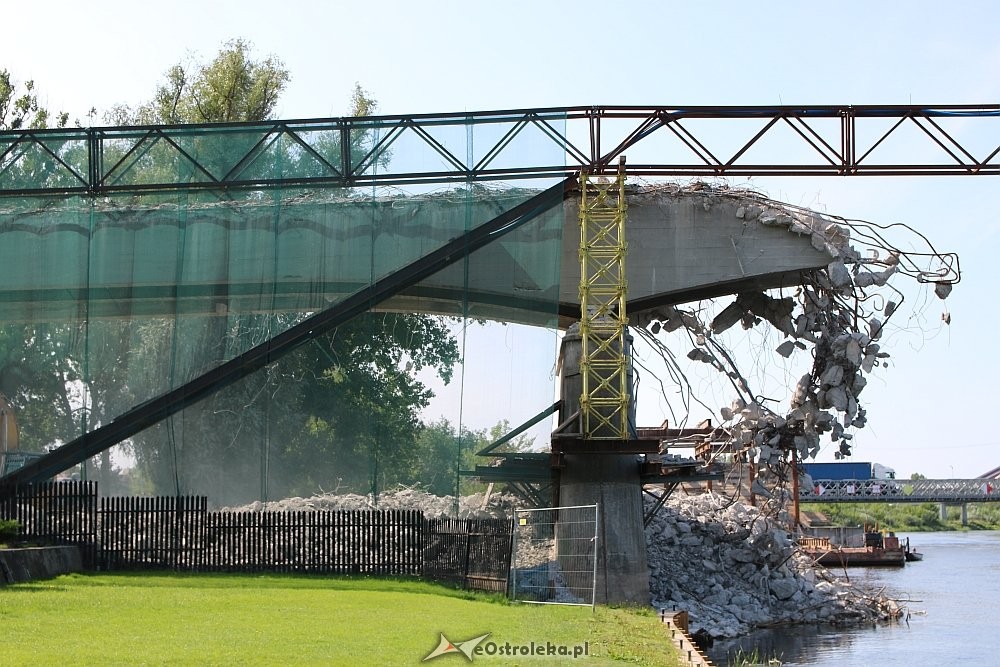 Ostrołęka: Stary most na Narwi przerwany [23.07.2018] - zdjęcie #7 - eOstroleka.pl