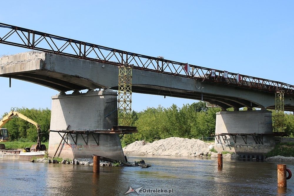 Ostrołęka: Stary most na Narwi przerwany [23.07.2018] - zdjęcie #8 - eOstroleka.pl