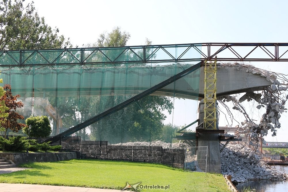 Ostrołęka: Stary most na Narwi przerwany [23.07.2018] - zdjęcie #11 - eOstroleka.pl