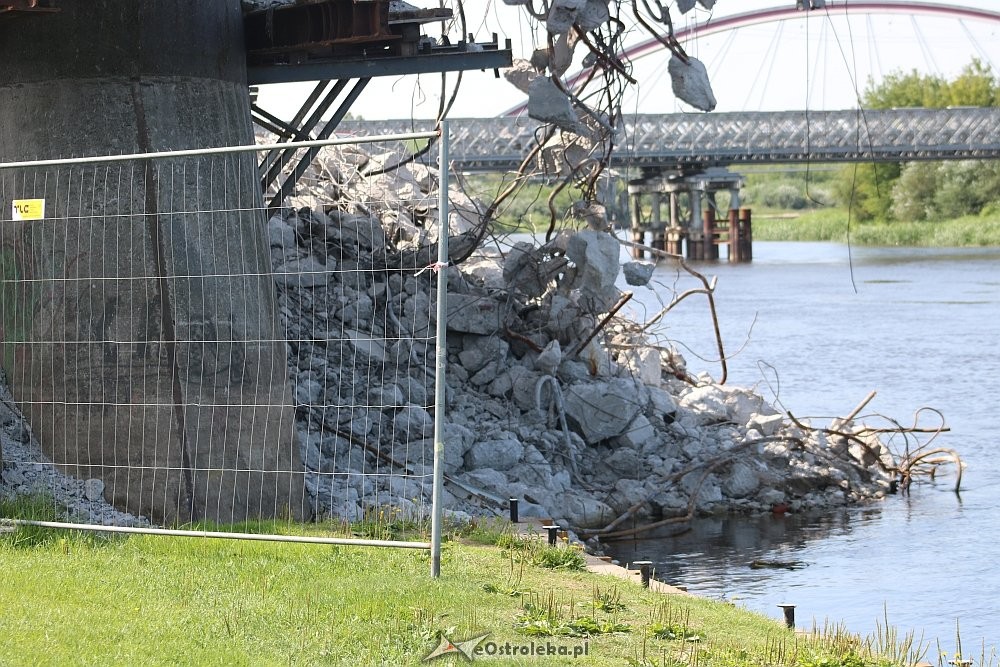 Ostrołęka: Stary most na Narwi przerwany [23.07.2018] - zdjęcie #16 - eOstroleka.pl