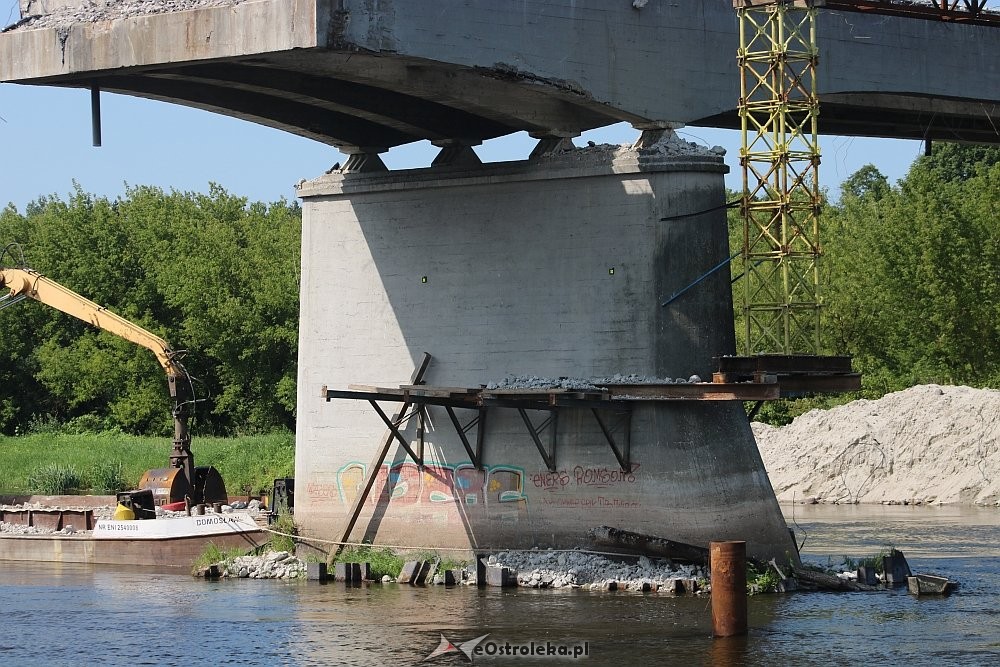 Ostrołęka: Stary most na Narwi przerwany [23.07.2018] - zdjęcie #19 - eOstroleka.pl