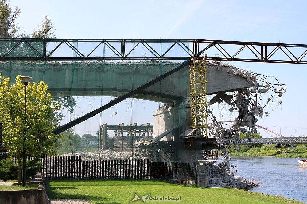 Ostrołęka: Stary most na Narwi przerwany [23.07.2018] - zdjęcie #27 - eOstroleka.pl