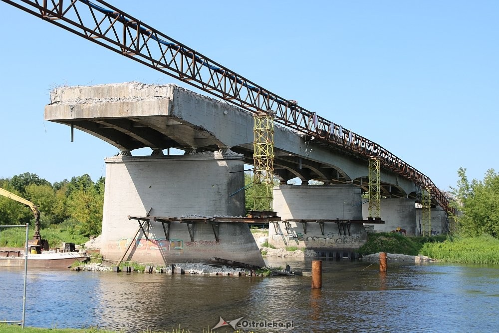 Ostrołęka: Stary most na Narwi przerwany [23.07.2018] - zdjęcie #29 - eOstroleka.pl