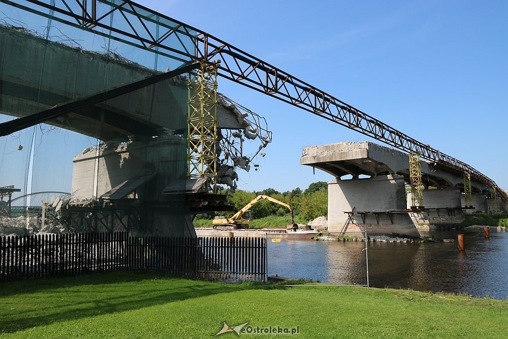 Ostrołęka: Stary most na Narwi przerwany [23.07.2018] - zdjęcie #53 - eOstroleka.pl