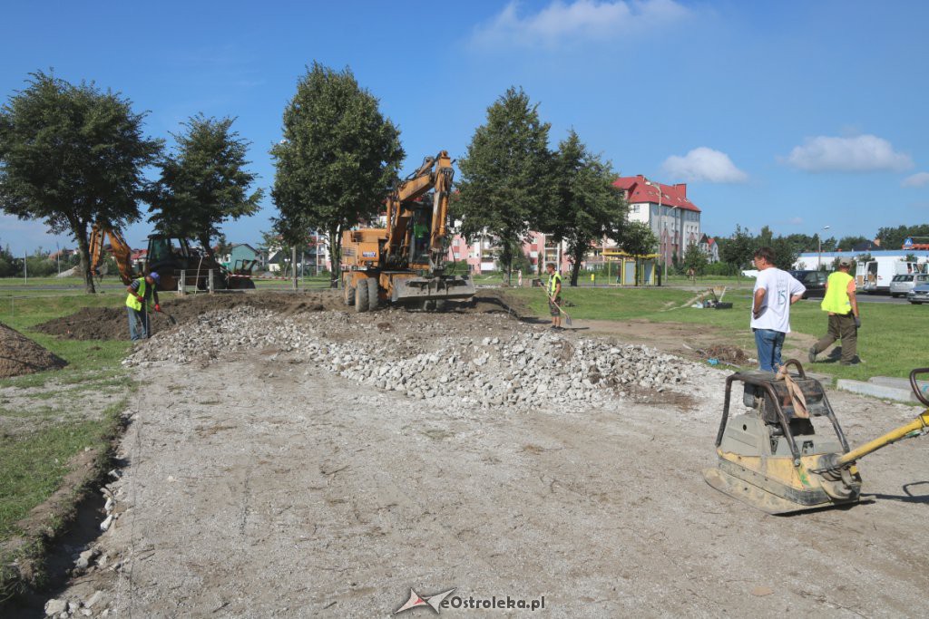 Budowa ronda na alei Jana Pawła II [27.07.2018] - zdjęcie #13 - eOstroleka.pl