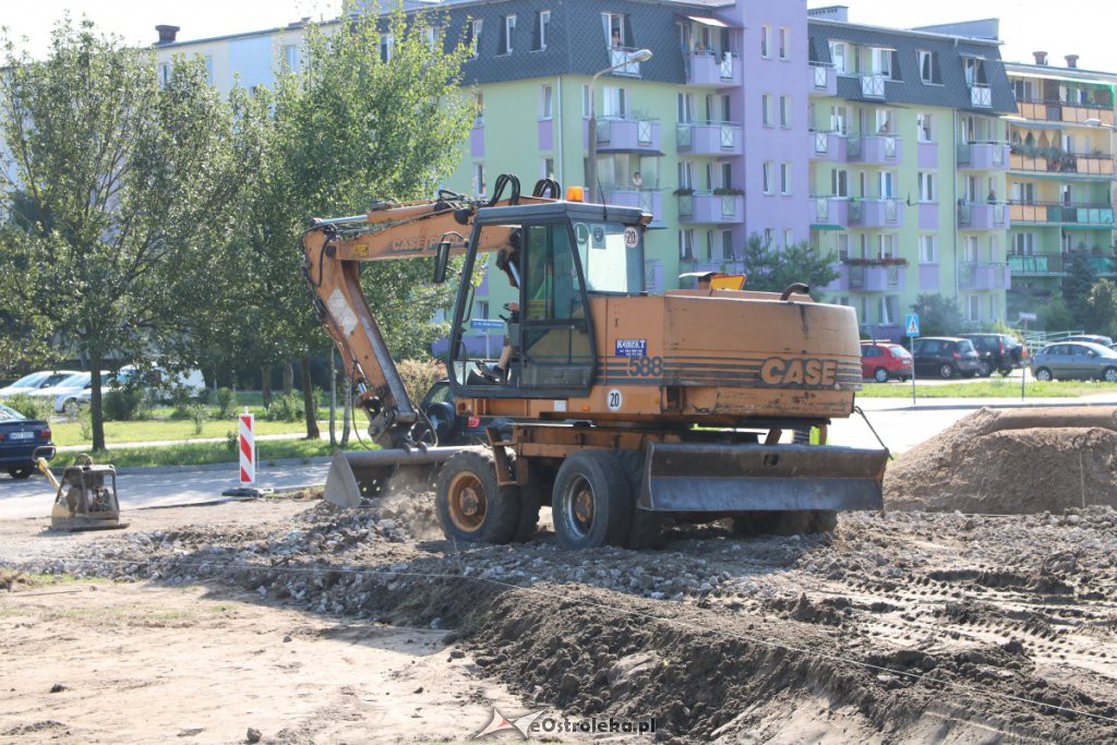 Budowa ronda na alei Jana Pawła II [27.07.2018] - zdjęcie #19 - eOstroleka.pl