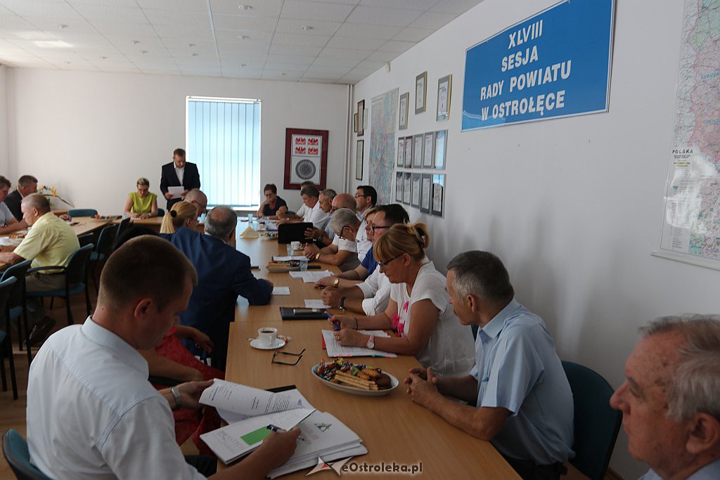 Sesja rady powiatu ostrołęckiego [30.07.2018] - zdjęcie #1 - eOstroleka.pl