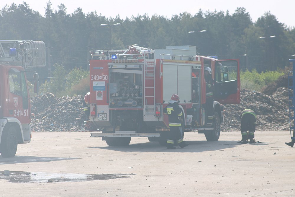 Ostrołęka: Pożar na sortowni śmieci? Spokojnie, to tylko ćwiczenia [17.08.2018] - zdjęcie #57 - eOstroleka.pl