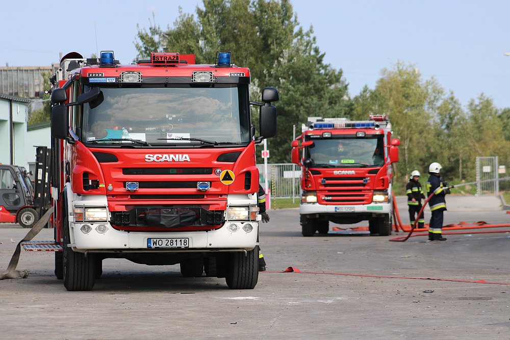 Ostrołęka: Pożar na sortowni śmieci? Spokojnie, to tylko ćwiczenia [17.08.2018] - zdjęcie #91 - eOstroleka.pl