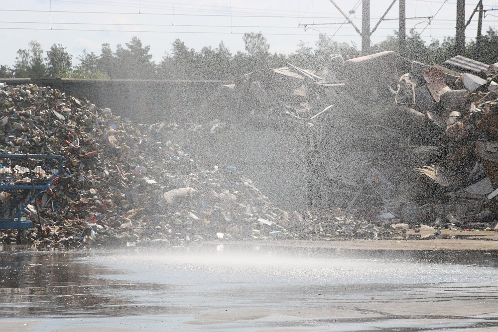 Ostrołęka: Pożar na sortowni śmieci? Spokojnie, to tylko ćwiczenia [17.08.2018] - zdjęcie #67 - eOstroleka.pl