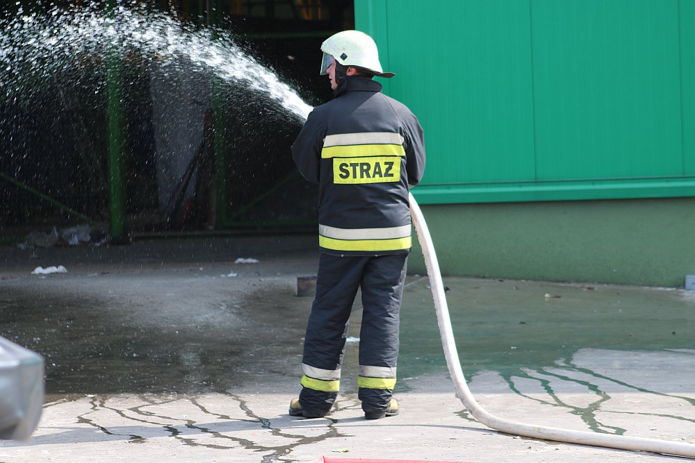 Ostrołęka: Pożar na sortowni śmieci? Spokojnie, to tylko ćwiczenia [17.08.2018] - zdjęcie #58 - eOstroleka.pl
