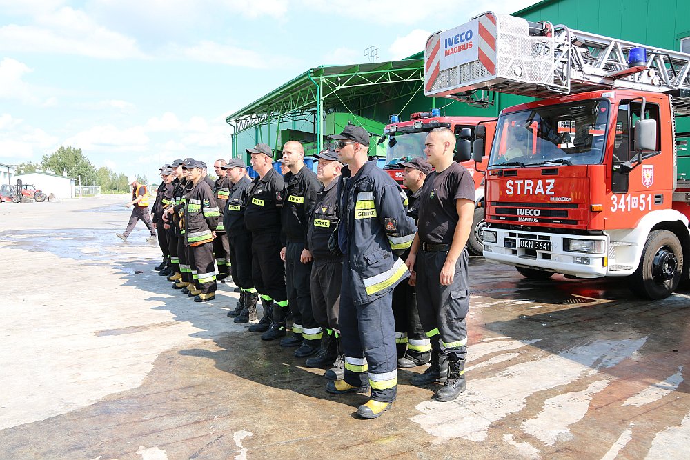 Ostrołęka: Pożar na sortowni śmieci? Spokojnie, to tylko ćwiczenia [17.08.2018] - zdjęcie #20 - eOstroleka.pl
