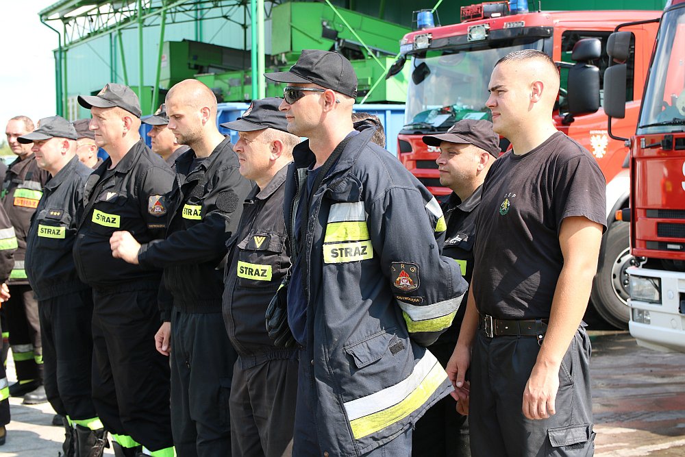 Ostrołęka: Pożar na sortowni śmieci? Spokojnie, to tylko ćwiczenia [17.08.2018] - zdjęcie #19 - eOstroleka.pl