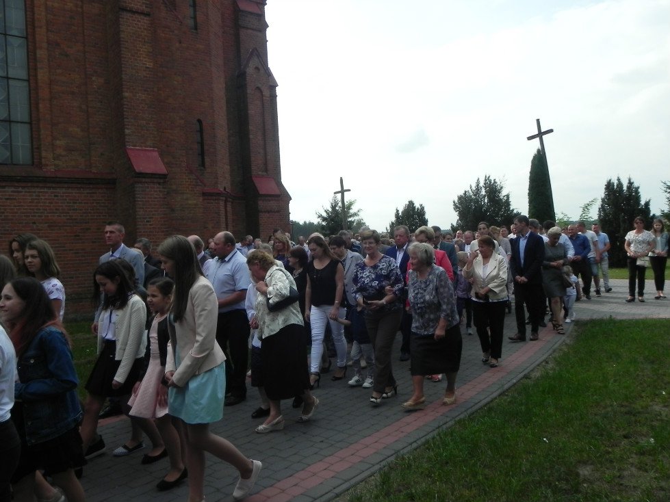 Zalas: Uroczystość poświęcenia chorągwi kościelnej [08.09.2018] - zdjęcie #34 - eOstroleka.pl