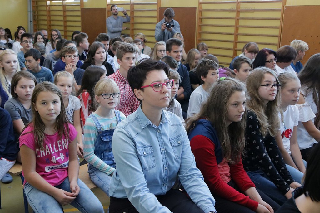 Pasowanie na ucznia w Szkole Podstawowej nr 3 [12.10.2018] - zdjęcie #25 - eOstroleka.pl