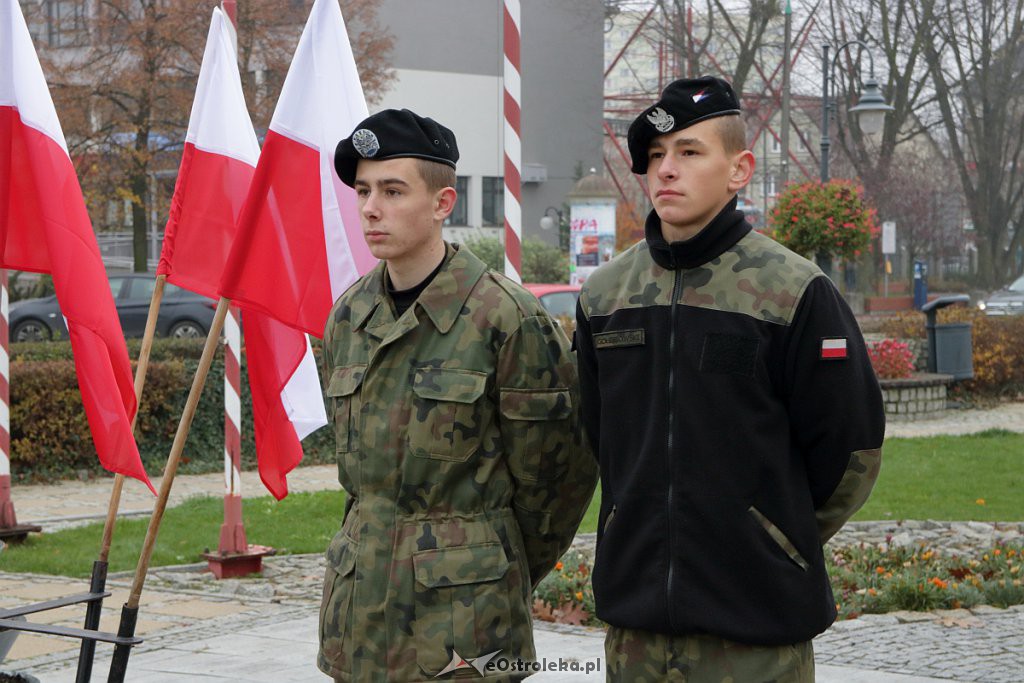 Święto Niepodległości 2018: Biało-czerwony marsz na ulicach Ostrołęki [11.11.2018] - zdjęcie #4 - eOstroleka.pl