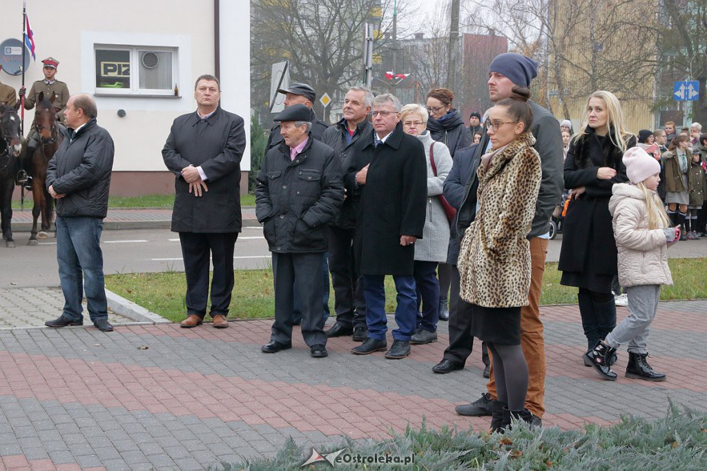Święto Niepodległości 2018: Biało-czerwony marsz na ulicach Ostrołęki [11.11.2018] - zdjęcie #73 - eOstroleka.pl