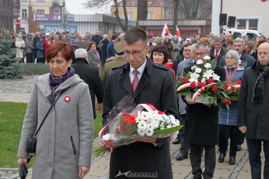 Święto Niepodległości 2018: Biało-czerwony marsz na ulicach Ostrołęki [11.11.2018] - zdjęcie #51 - eOstroleka.pl