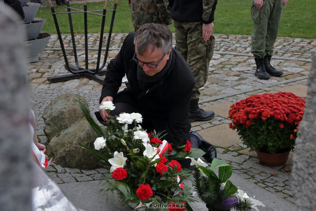 Święto Niepodległości 2018: Biało-czerwony marsz na ulicach Ostrołęki [11.11.2018] - zdjęcie #47 - eOstroleka.pl