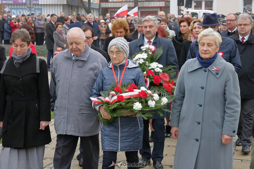 Święto Niepodległości 2018: Biało-czerwony marsz na ulicach Ostrołęki [11.11.2018] - zdjęcie #45 - eOstroleka.pl