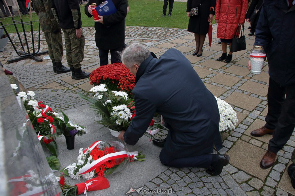 Święto Niepodległości 2018: Biało-czerwony marsz na ulicach Ostrołęki [11.11.2018] - zdjęcie #42 - eOstroleka.pl
