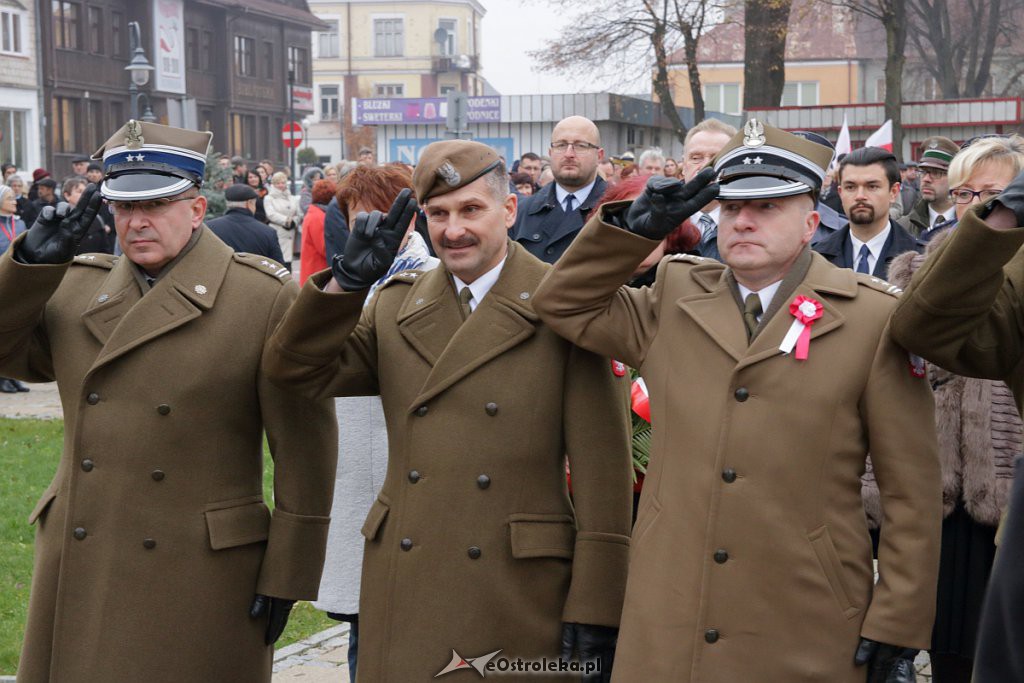 Święto Niepodległości 2018: Biało-czerwony marsz na ulicach Ostrołęki [11.11.2018] - zdjęcie #34 - eOstroleka.pl