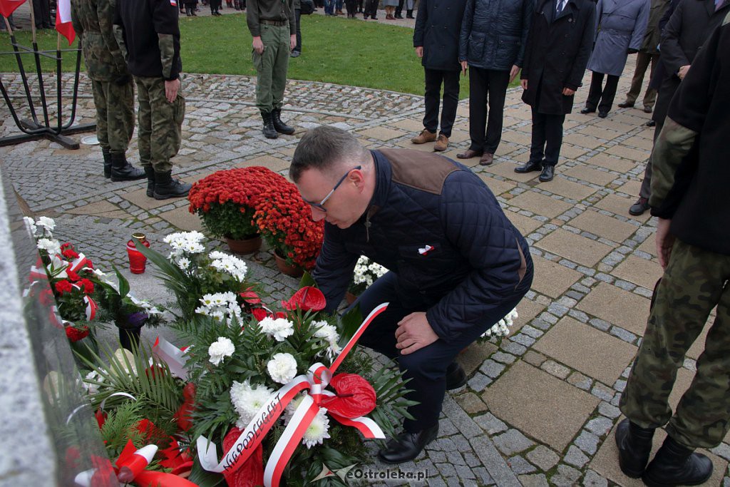 Święto Niepodległości 2018: Biało-czerwony marsz na ulicach Ostrołęki [11.11.2018] - zdjęcie #26 - eOstroleka.pl