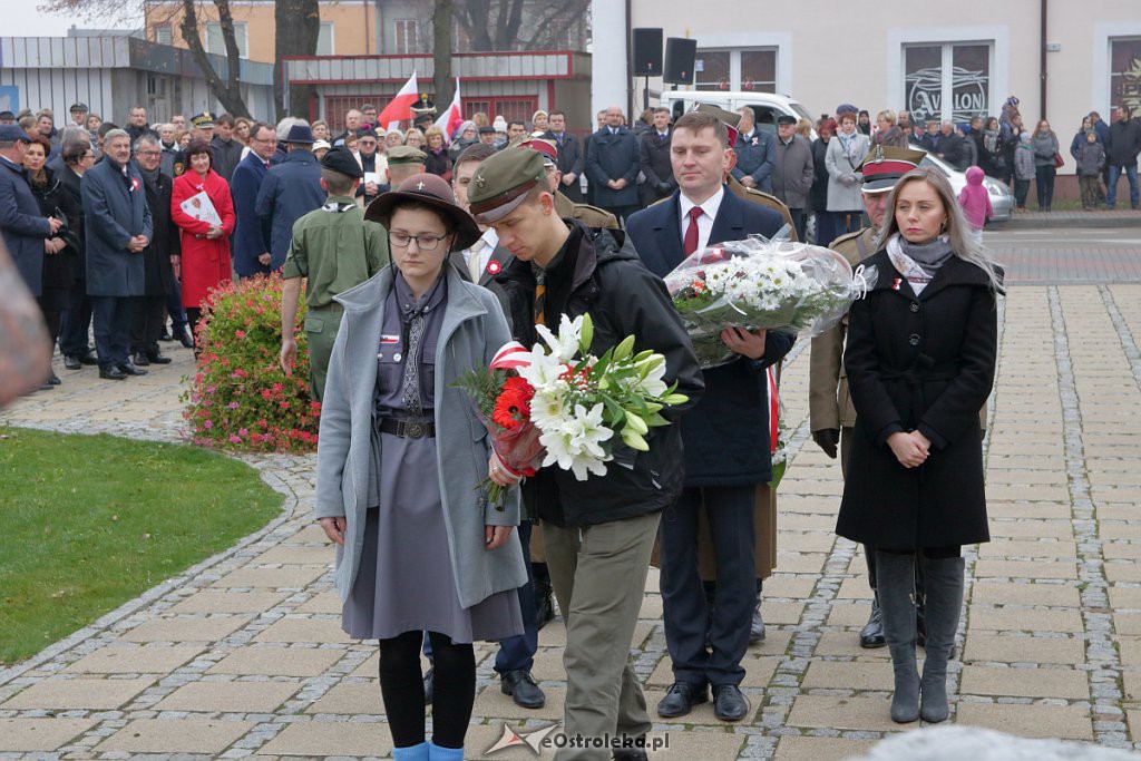 Święto Niepodległości 2018: Biało-czerwony marsz na ulicach Ostrołęki [11.11.2018] - zdjęcie #124 - eOstroleka.pl