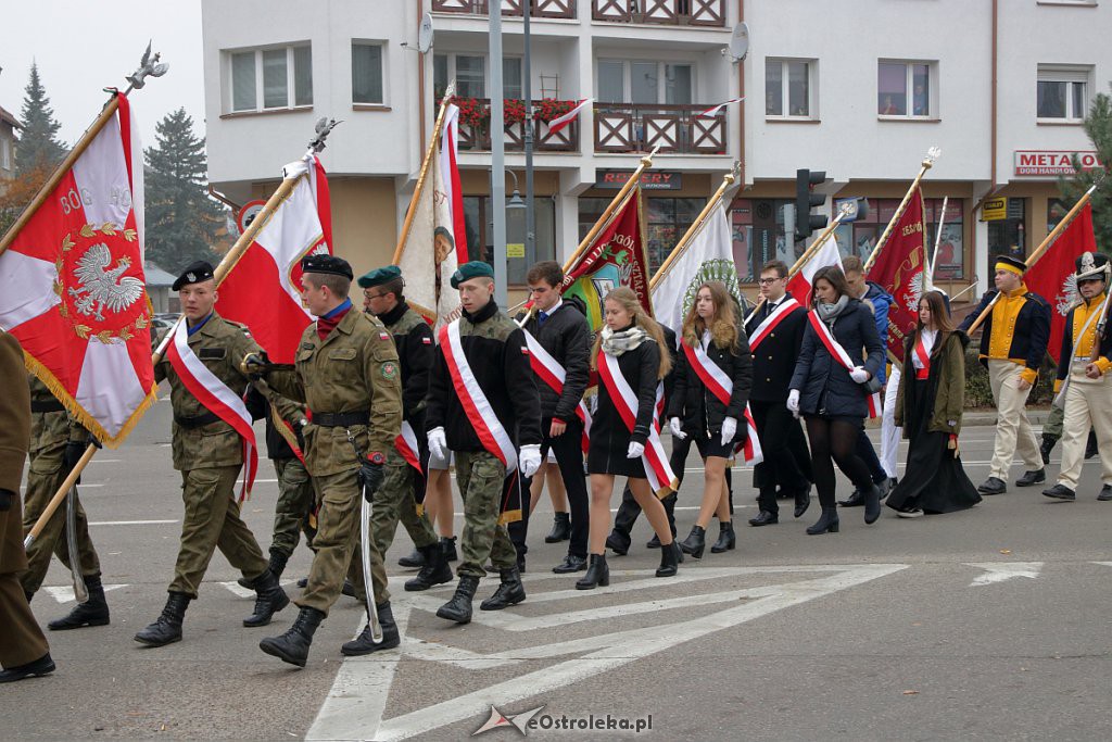 Święto Niepodległości 2018: Biało-czerwony marsz na ulicach Ostrołęki [11.11.2018] - zdjęcie #123 - eOstroleka.pl