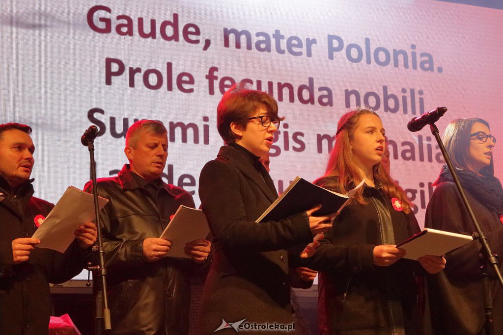 Ostrołęka zaśpiewała dla Niepodległej [11.11.2018] - zdjęcie #49 - eOstroleka.pl
